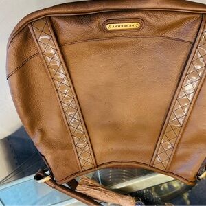 Burberry Tan Leather Shoulder Bag